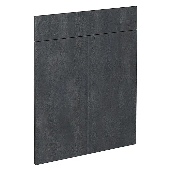 Küchenfront R-Line 59.6 cm Schwarz Beton Art.-Nr. 42813 - 