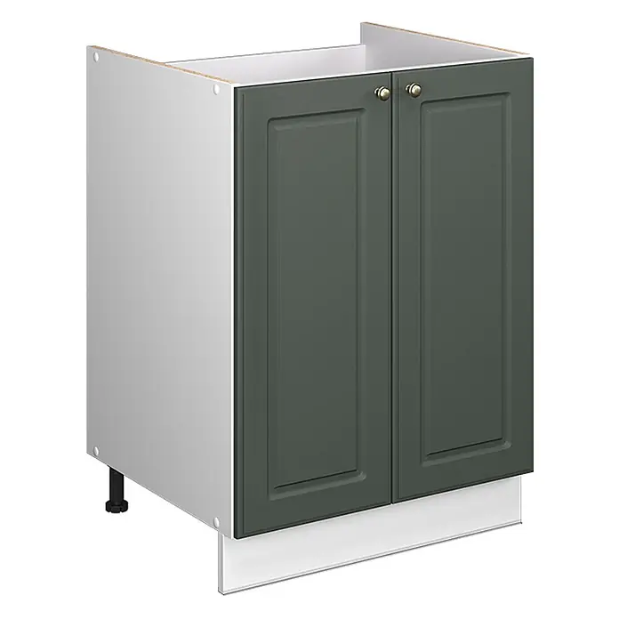 Spülenunterschrank Fame-Line 60 cm Grün-Gold Landhaus Art.-Nr. 65093 - 