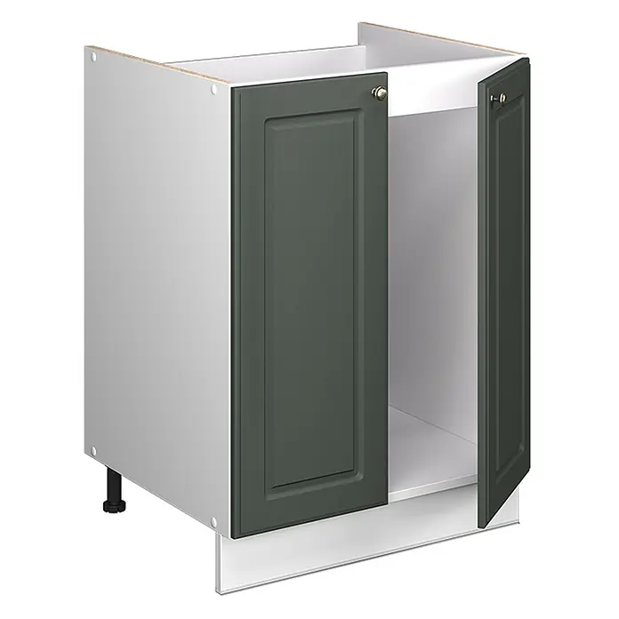 Spülenunterschrank Fame-Line 60 cm Grün-Gold Landhaus Art.-Nr. 65093 - 