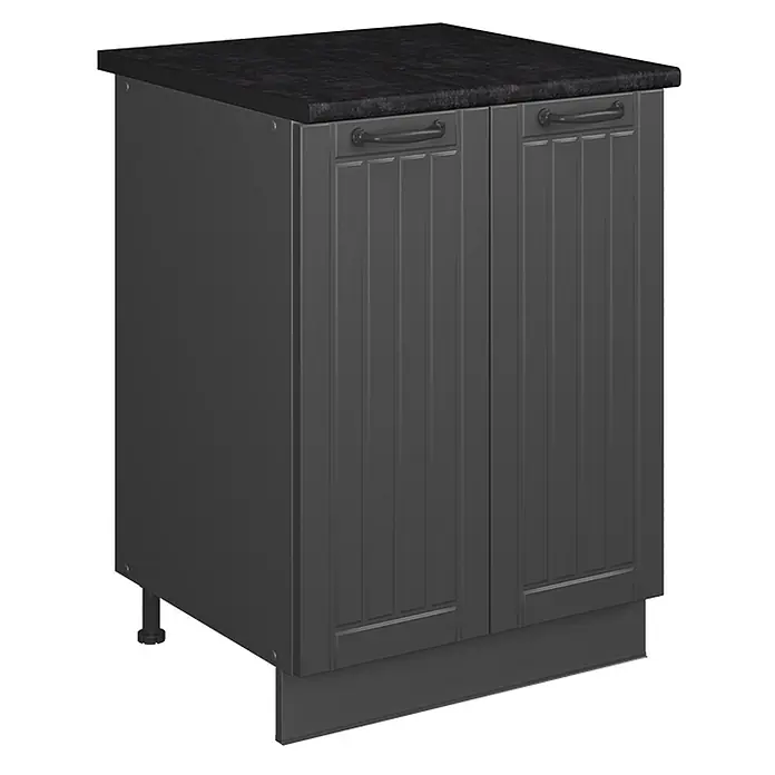 Spülenunterschrank Fame-Line 60 cm Dunkelgrau Art.-Nr. 65292 - 