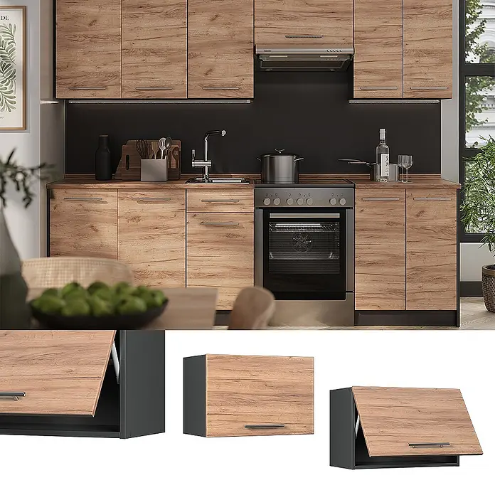 Hängeschrank Fame-Line 60 cm Goldkraft Eiche Art.-Nr. 61544 - 