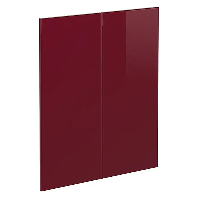 Küchenfront R-Line 59.2 cm Rot Hochglanz Art.-Nr. 41231 - 