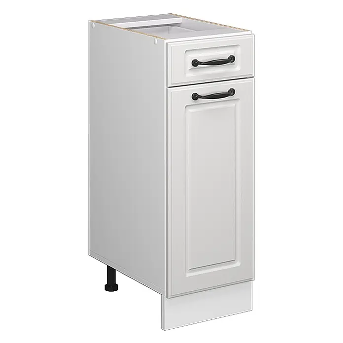 Küchenfront R-Line 29.6 cm Weiß Landhaus Art.-Nr. 37525 - 