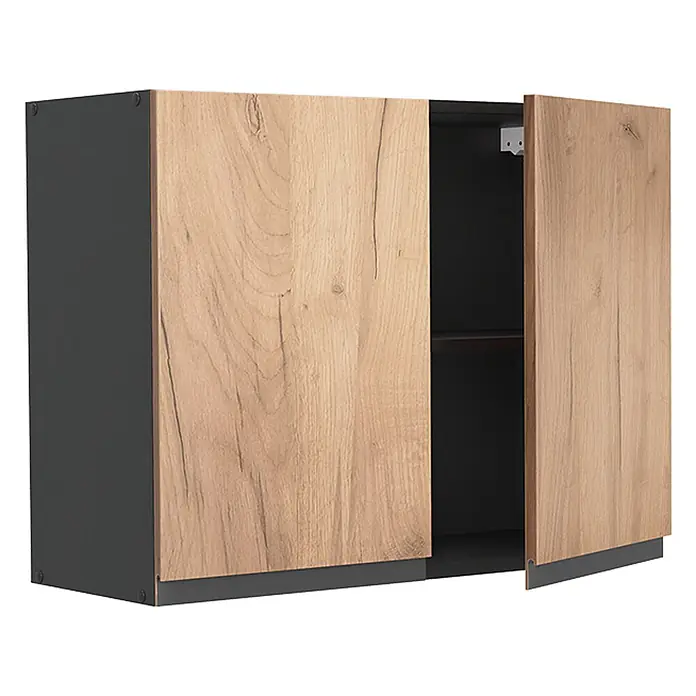 Küchenglasschrank R-Line 80 cm Goldkraft Eiche Art.-Nr. 71462 - 