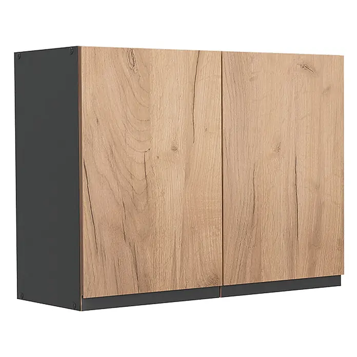 Küchenglasschrank R-Line 80 cm Goldkraft Eiche Art.-Nr. 71462 - 