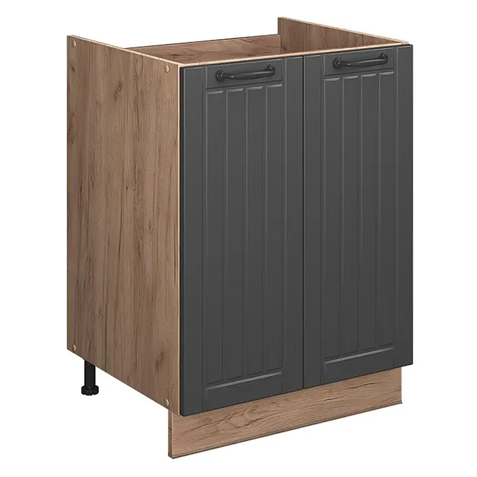Spülenunterschrank Fame-Line 60 cm Dunkelgrau Art.-Nr. 65229 - 