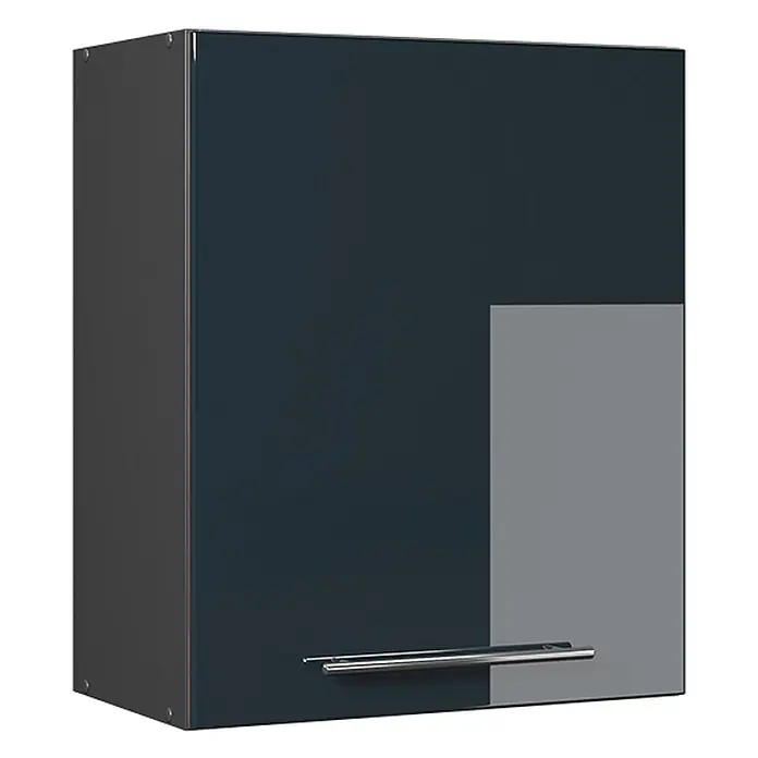 Hängeschrank Fame-Line 60 cm Dunkelblau Hochglanz Art.-Nr. 62848 - 