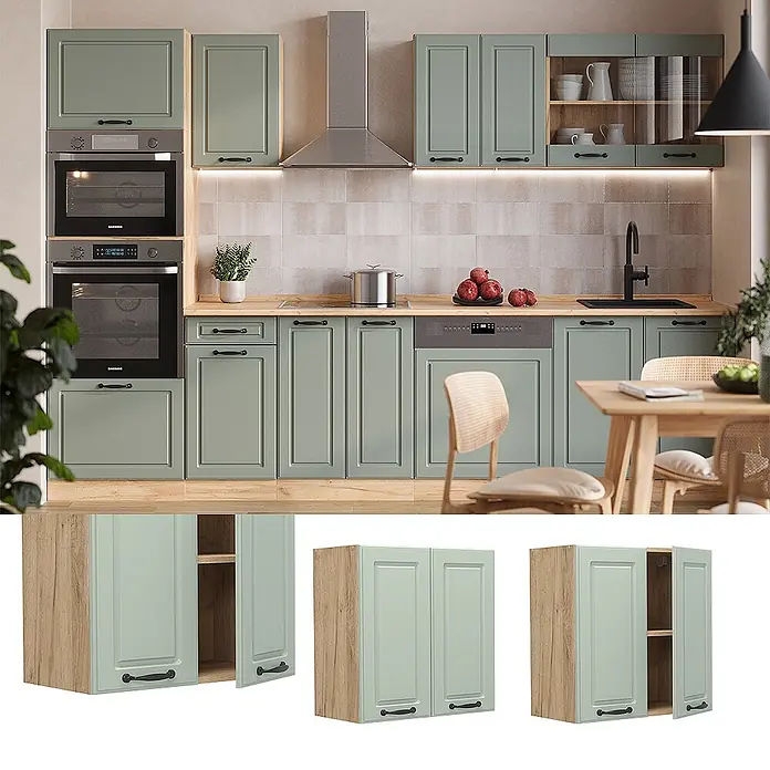 Hängeschrank R-Line 60 cm Mint Landhaus Art.-Nr. 71260 - 