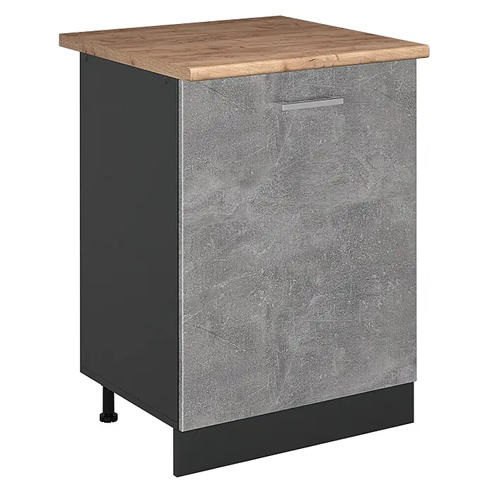Küchenunterschrank R-Line 60 cm Beton Art.-Nr. 72028 - 