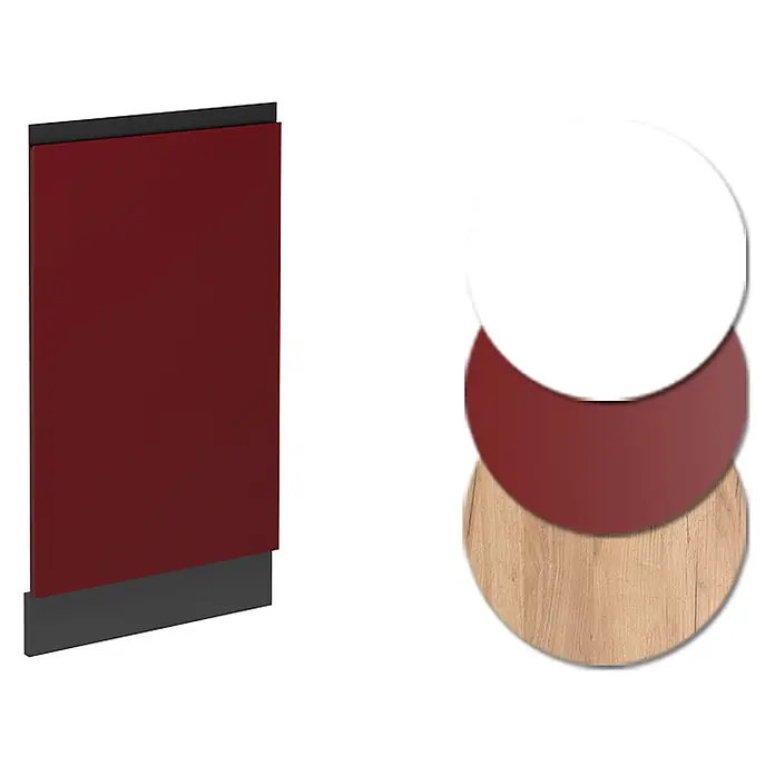 Geschirrspülblende R-Line 45 cm Rot Art.-Nr. 55108 - 
