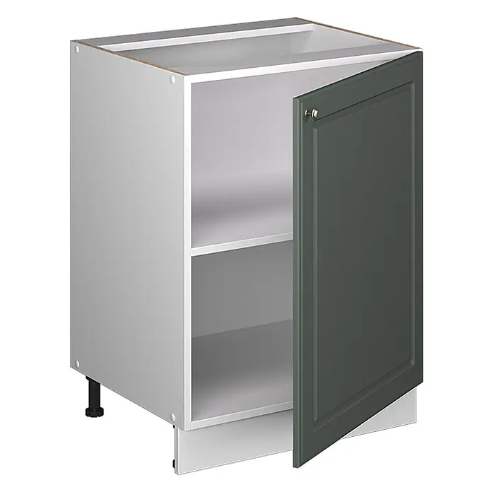 Küchenunterschrank Fame-Line 60 cm Grün-Gold Landhaus Art.-Nr. 65127 - 