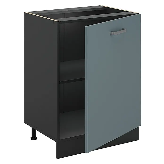 Küchenunterschrank R-Line 60 cm Blau-Grau Art.-Nr. 72066 - 