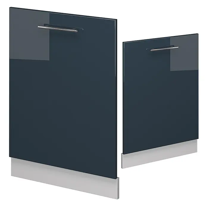 Geschirrspülblende Fame-Line 60 cm Dunkelblau Hochglanz Art.-Nr. 54830 - 