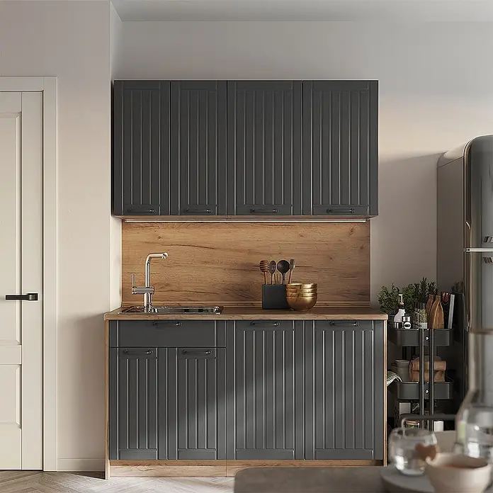 Hängeschrank Fame-Line 80 cm Dunkelgrau Art.-Nr. 62821 - 