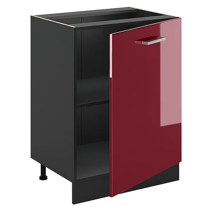 Küchenunterschrank R-Line 60 cm Rot Hochglanz Art.-Nr. 72059 - 