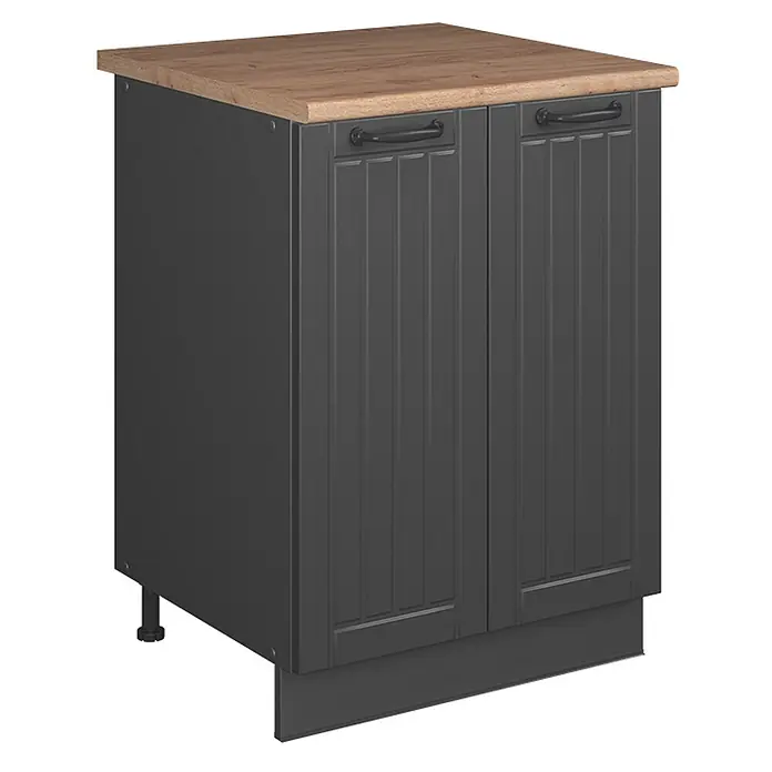 Spülenunterschrank Fame-Line 60 cm Dunkelgrau Art.-Nr. 65266 - 