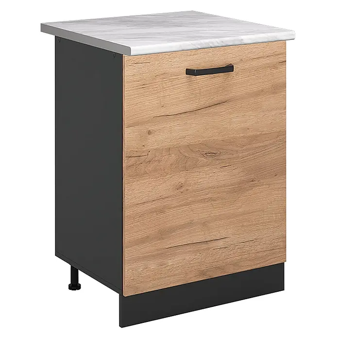 Küchenunterschrank R-Line 60 cm Goldkraft Eiche Art.-Nr. 72037 - 