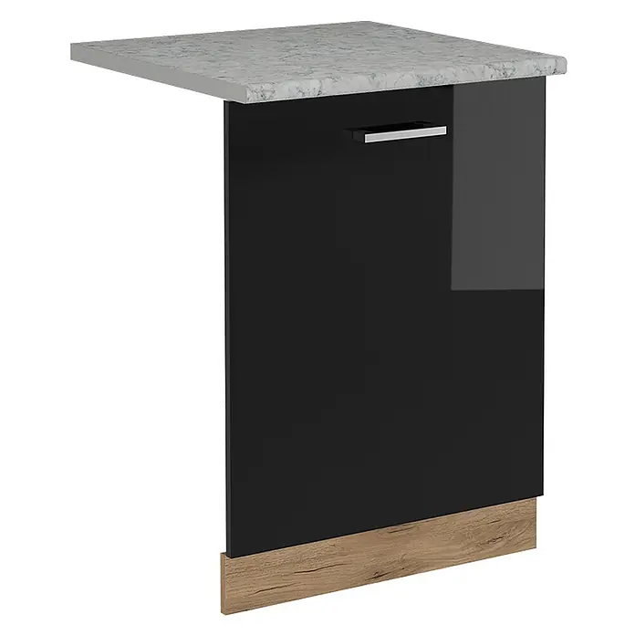 Geschirrspülblende R-Line 60 cm Schwarz Hochglanz Art.-Nr. 54963 - 