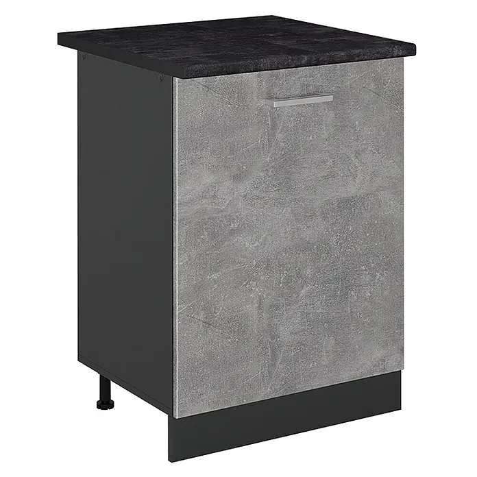 Küchenunterschrank R-Line 60 cm Beton Art.-Nr. 72027 - 