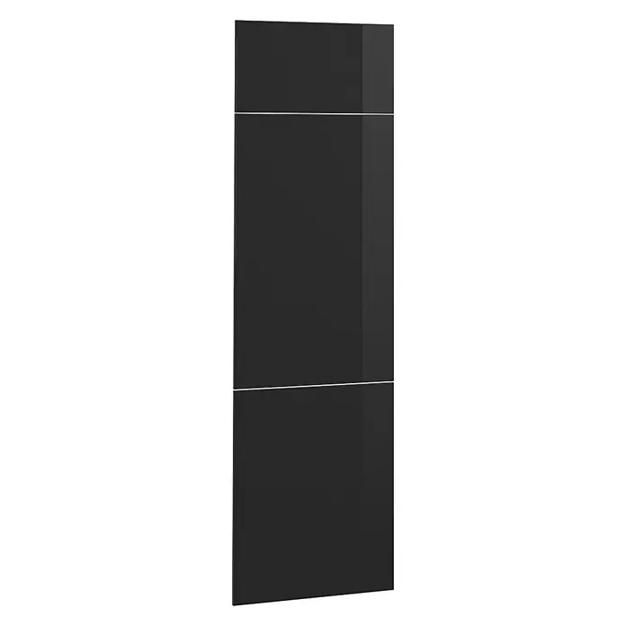 Küchenfront R-Line 59.6 cm Schwarz Hochglanz Art.-Nr. 40910 - 