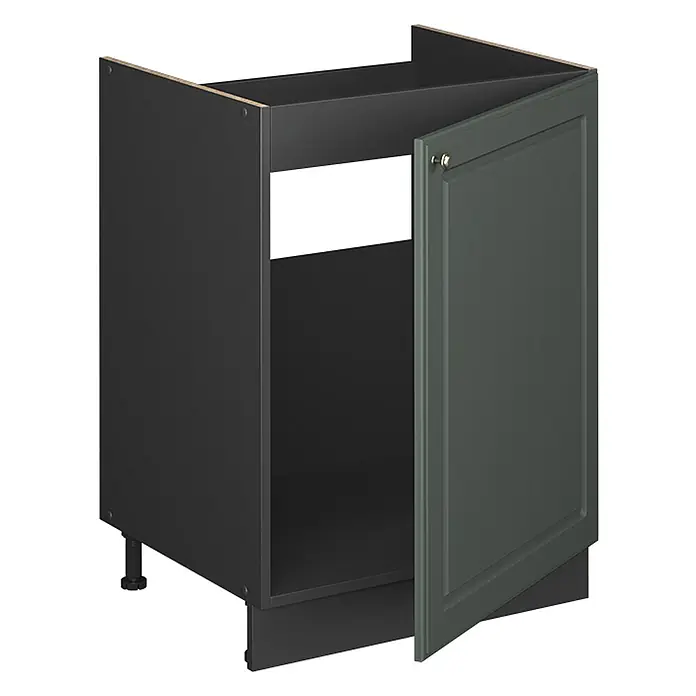 Spülenunterschrank Fame-Line 60 cm Grün-Gold Landhaus Art.-Nr. 63430 - 