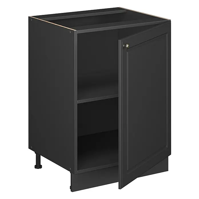 Küchenunterschrank Fame-Line 60 cm Anthrazit-Gold Landhaus Art.-Nr. 65145 - 
