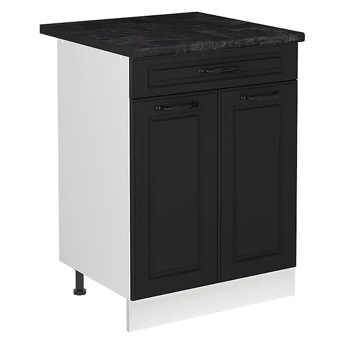 Spülenunterschrank R-Line 60 cm Anthrazit Landhaus Art.-Nr. 72988 - 
