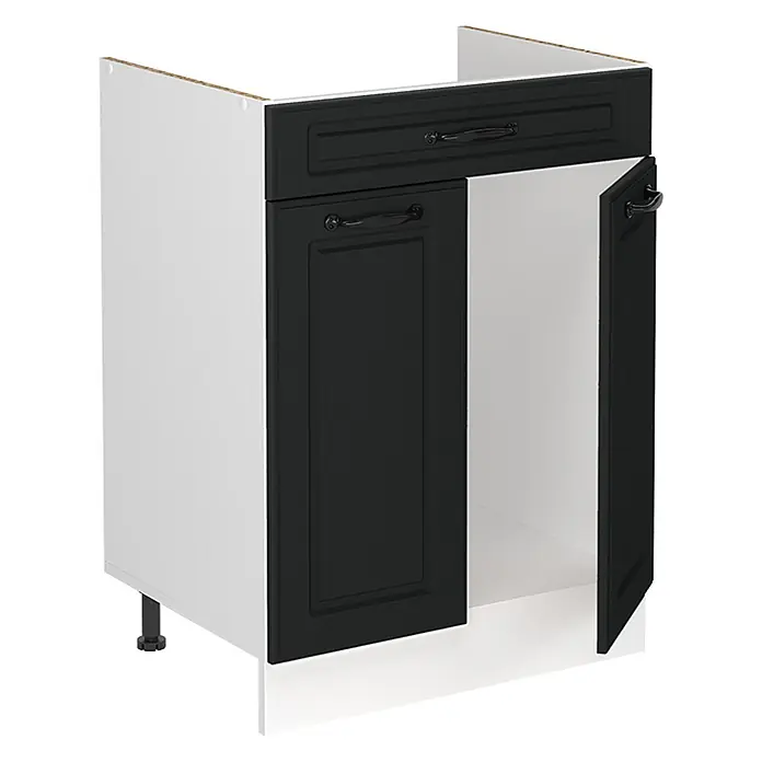 Spülenunterschrank R-Line 60 cm Anthrazit Landhaus Art.-Nr. 72990 - 