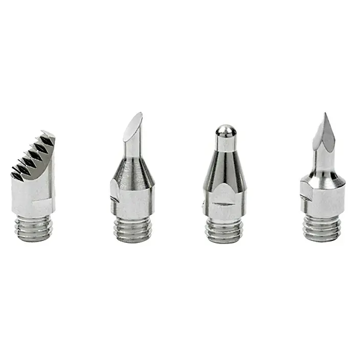 Dremel Brandmal-Set VersaTip Mod. 204 - Passend für: Dremel VersaTip, 4 Stk. - Verschiedene Lötspitzen für Lötkolben mit diversen Formen. Präzisionswerkzeug für feine Lötarbeiten mit unterschiedlichen Applikationen.