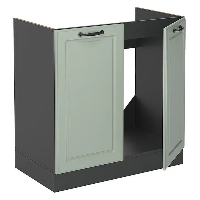 Spülenunterschrank R-Line 80 cm Mint Landhaus Art.-Nr. 71142 - 