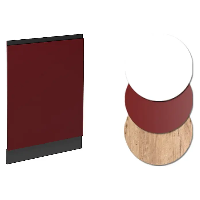 Geschirrspülblende R-Line 60 cm Rot Art.-Nr. 55117 - 