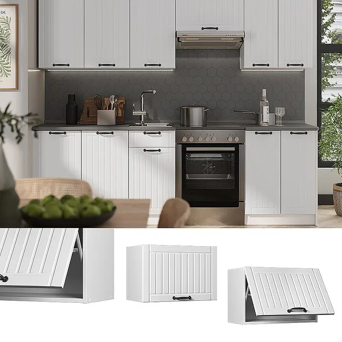 Hängeschrank Fame-Line 60 cm Weiß Landhaus Art.-Nr. 61540 - 