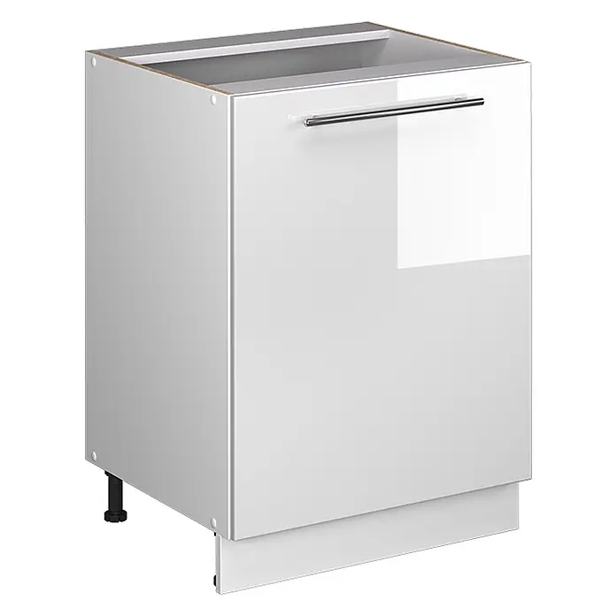 Küchenunterschrank Fame-Line 60 cm Weiß Hochglanz Art.-Nr. 65141 - 