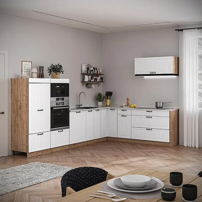 Hängeschrank Fame-Line 100 cm Weiß Landhaus Art.-Nr. 61585 - 