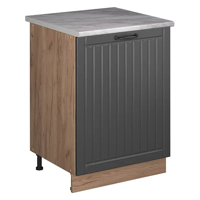 Küchenunterschrank Fame-Line 60 cm Dunkelgrau Art.-Nr. 65192 - 
