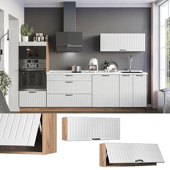 Hängeschrank Fame-Line 100 cm Weiß Landhaus Art.-Nr. 61585 - 