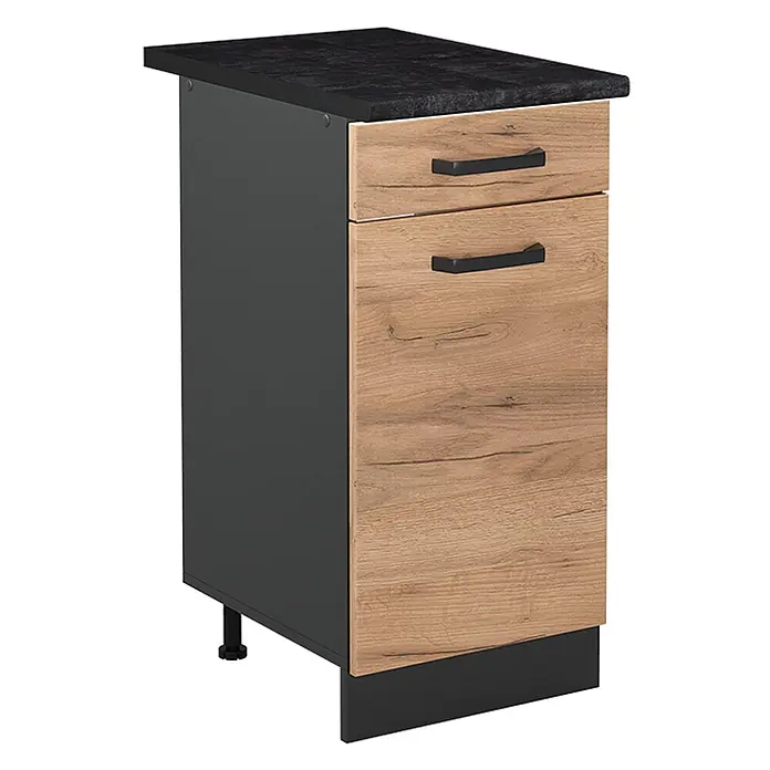 Küchenunterschrank R-Line 40 cm Goldkraft Eiche Art.-Nr. 61038 - 