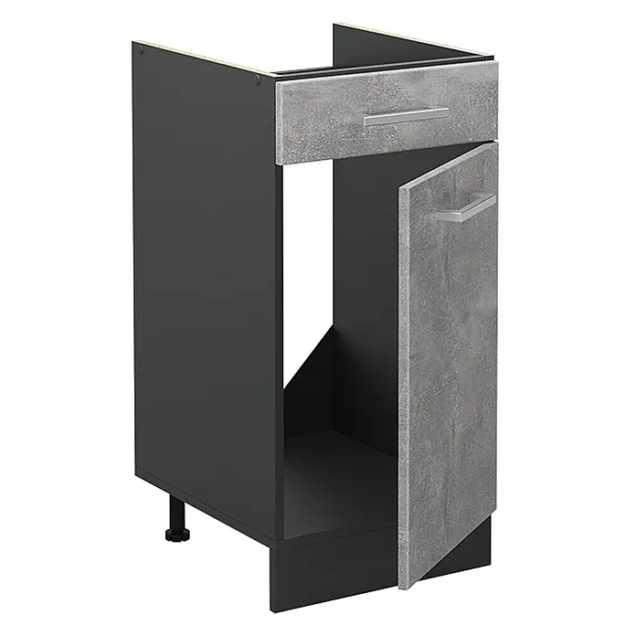 Küchenunterschrank R-Line 40 cm Beton Art.-Nr. 61026 - 