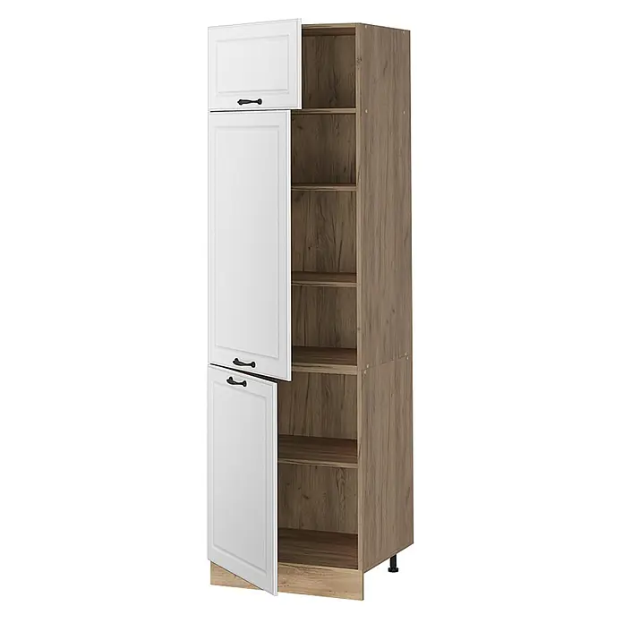 Vorratsschrank R-Line 60 cm Weiß Landhaus Art.-Nr. 63212 - 
