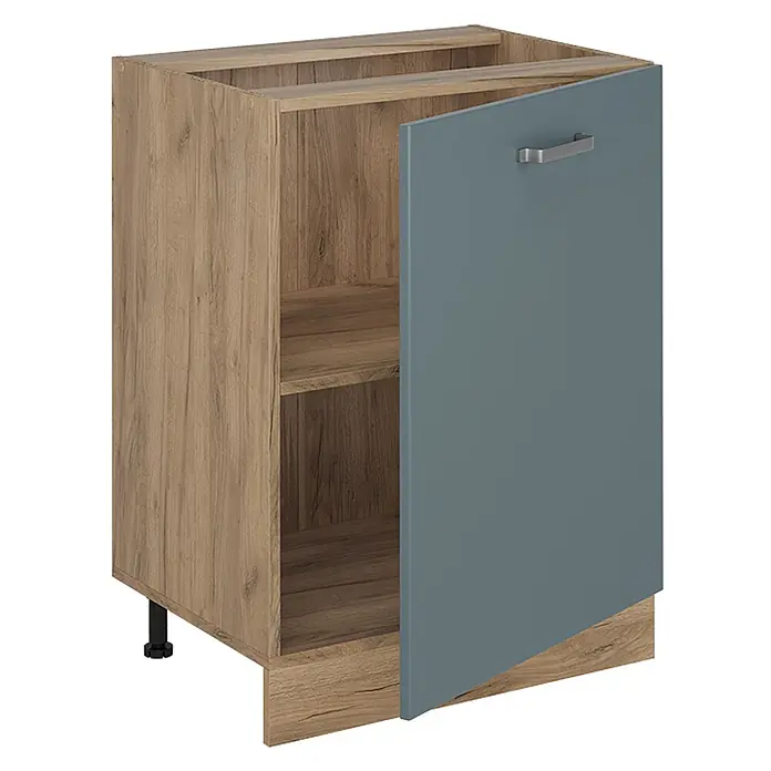 Küchenunterschrank R-Line 60 cm Blau-Grau Art.-Nr. 72194 - 