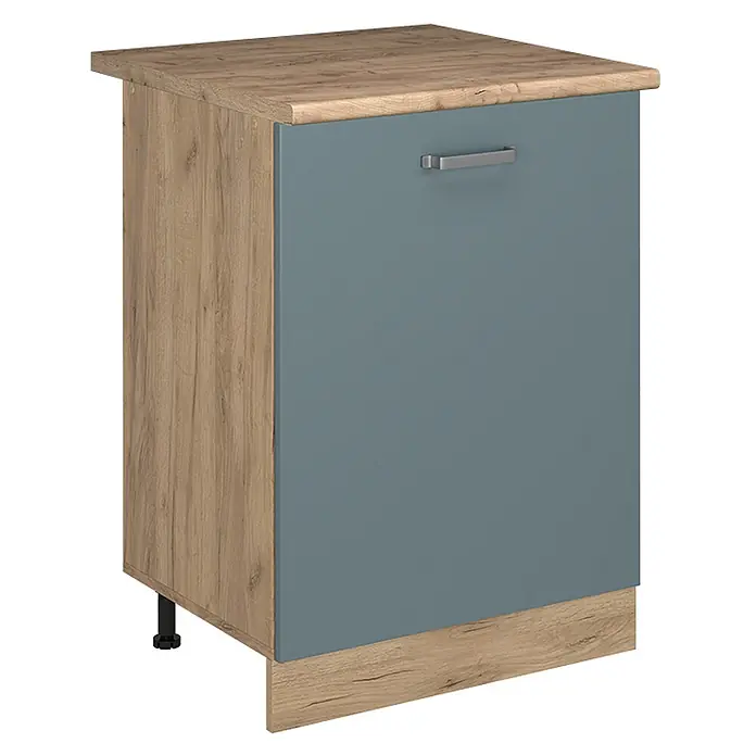 Küchenunterschrank R-Line 60 cm Blau-Grau Art.-Nr. 72196 - 