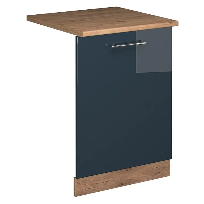 Geschirrspülblende Fame-Line 60 cm Dunkelblau Hochglanz Art.-Nr. 54845 - 