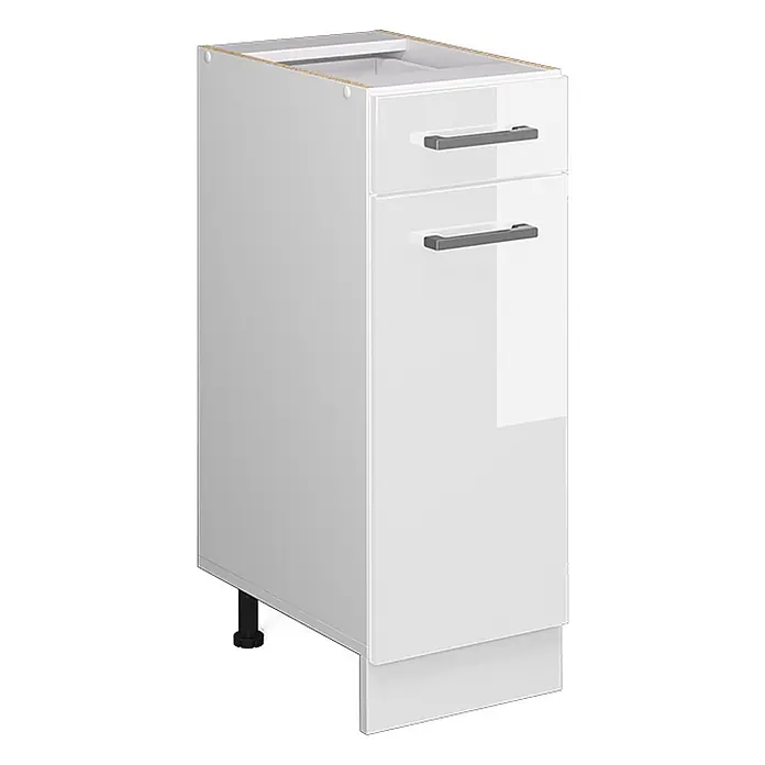 Küchenfront R-Line 29.6 cm Weiß Hochglanz Art.-Nr. 37420 - 