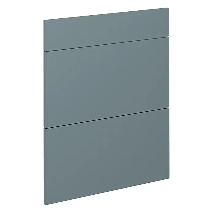 Küchenfront R-Line 59.6 cm Blau-Grau Art.-Nr. 40952 - 