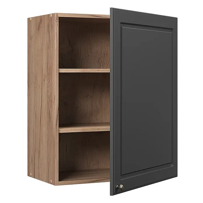 Hängeschrank Fame-Line 60 cm Anthrazit-Gold Landhaus Art.-Nr. 62851 - 