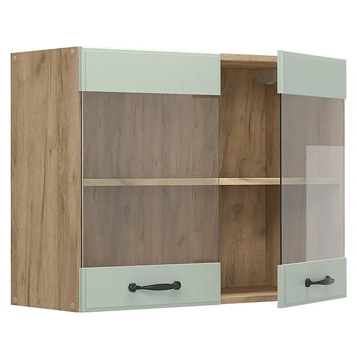 Glashängeschrank R-Line 80 cm Mint Landhaus Art.-Nr. 71266 - 