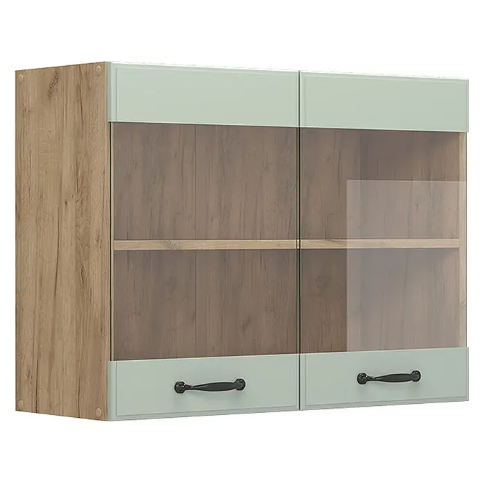 Glashängeschrank R-Line 80 cm Mint Landhaus Art.-Nr. 71266 - 