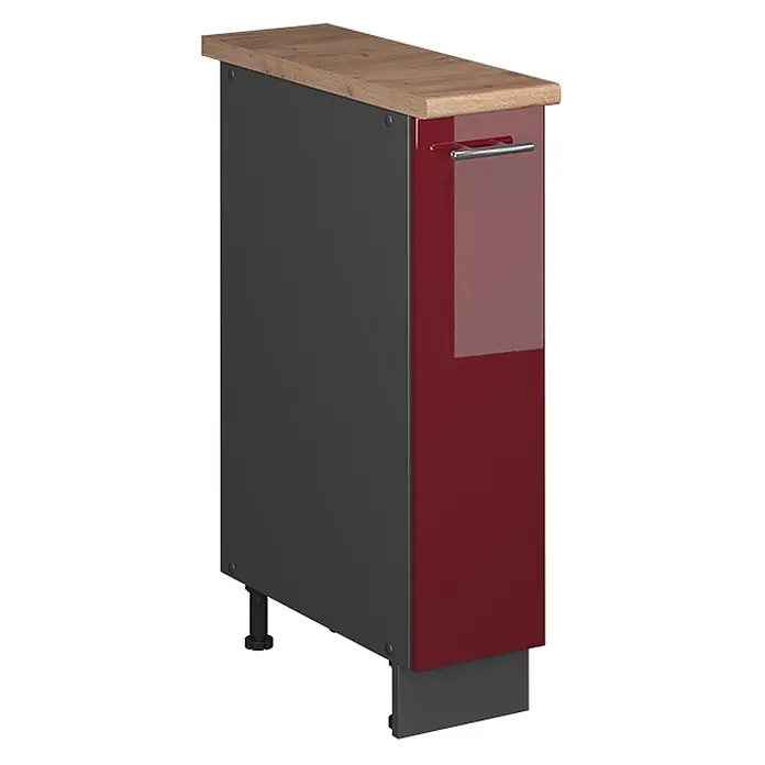 Apothekerschrank Fame-Line 20 cm Bordeaux Hochglanz Art.-Nr. 62106 - 