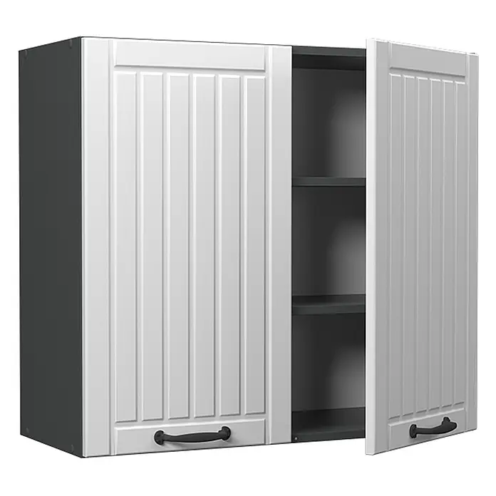 Hängeschrank Fame-Line 80 cm Weiß Landhaus Art.-Nr. 62809 - 