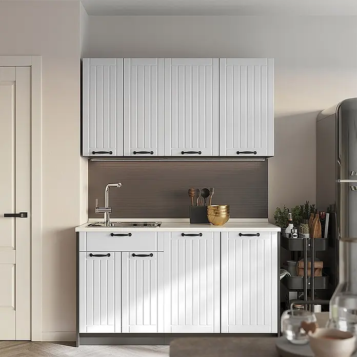 Hängeschrank Fame-Line 80 cm Weiß Landhaus Art.-Nr. 62809 - 